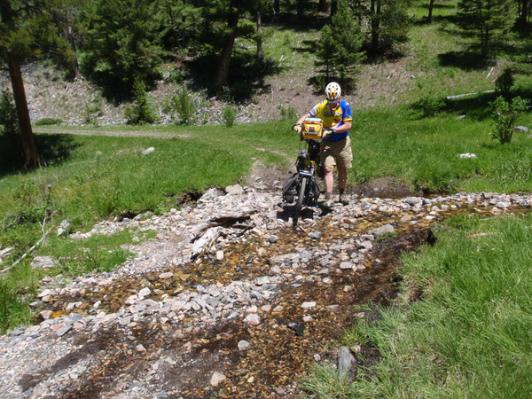 Another creek crossing (best walked).